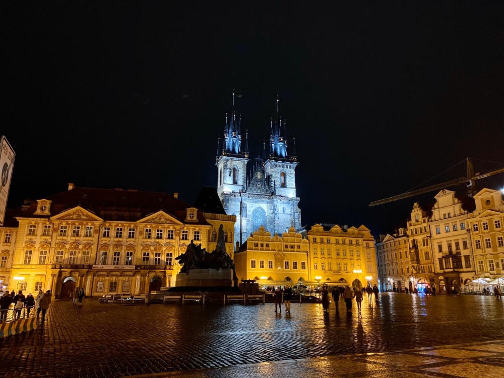 Old Town Square at night, Prague