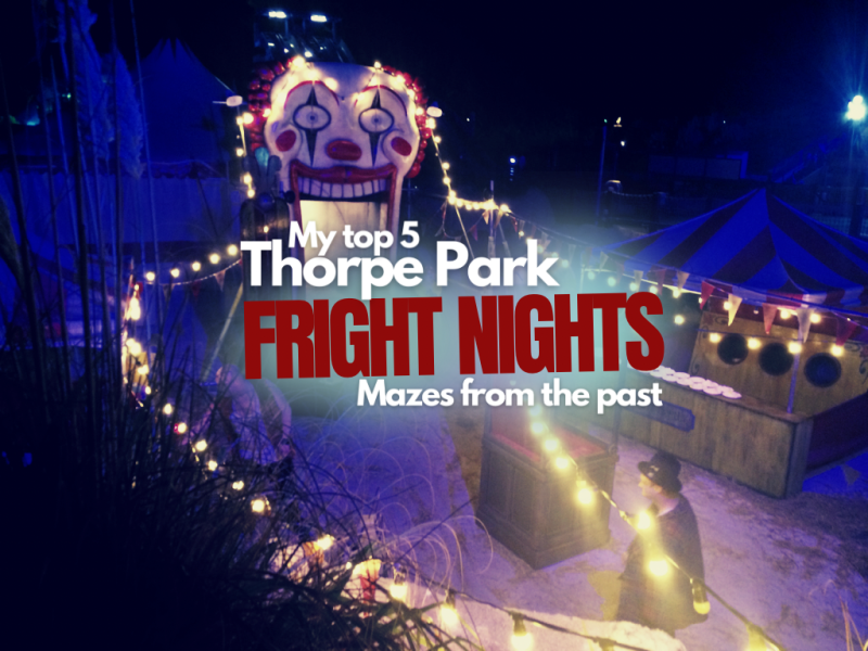 My top 5 Thorpe Park Fright Nights scare mazes from the past 20 years